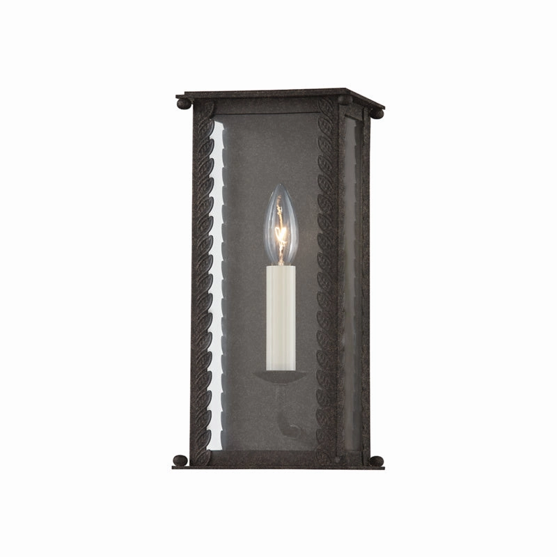 Zuma One Light Outdoor Wall Sconce French IronOutdoor wall sconces with motion sensor